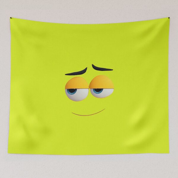 Item preview, Funny Sleepy Smirk Face – Sarcastic Lazy Mood Cartoon Expression designed and sold by Kruti Collection.