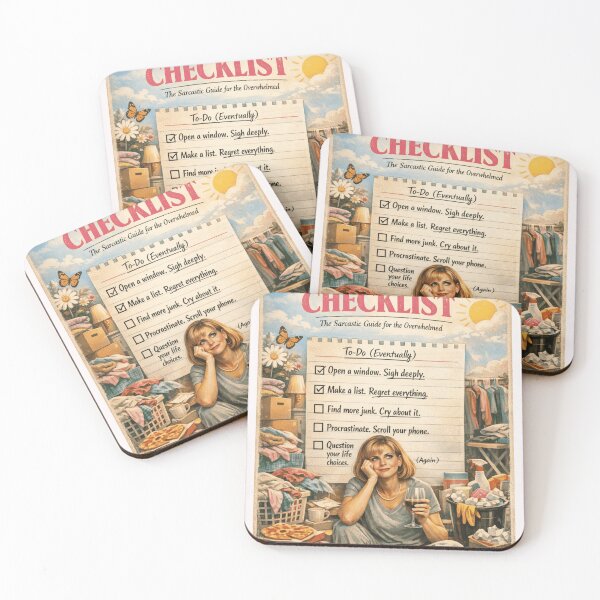 Item preview, My spring checklist is just ‘survive’ designed and sold by  ViralVisionsCreating .