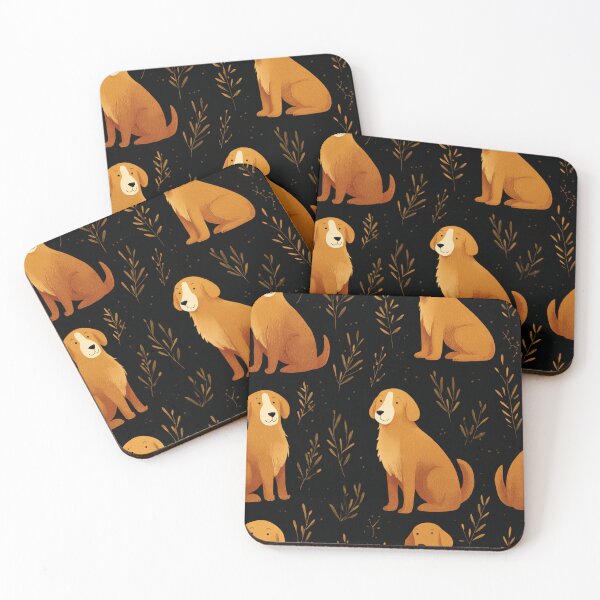 Item preview, Cute Golden Retriever Dog Pattern Pet Lover designed and sold by NicolasGlowArt.
