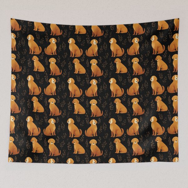 Item preview, Cute Golden Retriever Dog Pattern Pet Lover designed and sold by NicolasGlowArt.