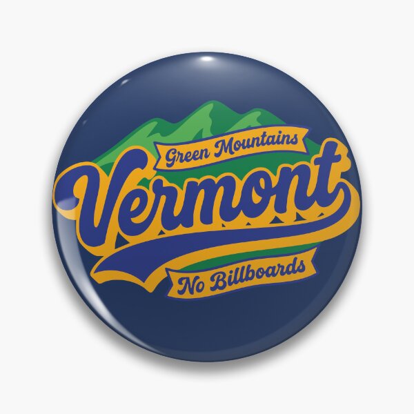 Item preview, Vermont Green Mountains No Billboards Retro 70s State Pride designed and sold by Cozy-Old-Pub.