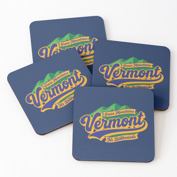 Item preview, Vermont Green Mountains No Billboards Retro 70s State Pride designed and sold by Cozy-Old-Pub.
