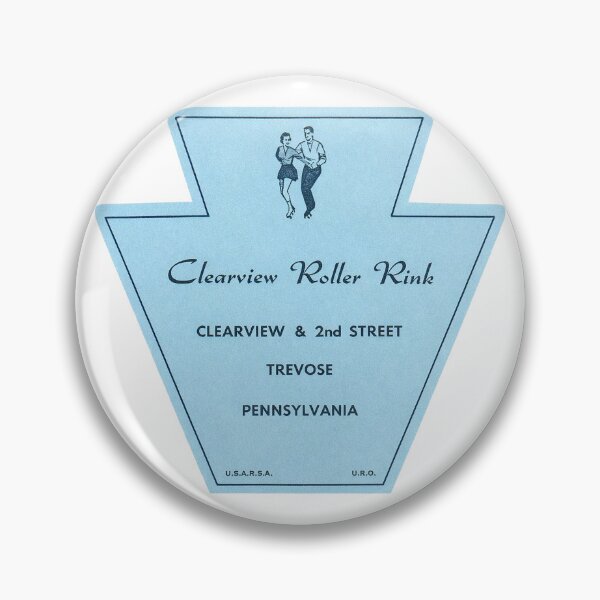 Item preview, Clearview Roller Rink Trevose Pennsylvania Roller Skating Rink Sticker Decal Label designed and sold by tislord.