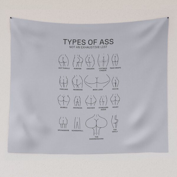 Item preview, Types of Ass designed and sold by pineconebutter.