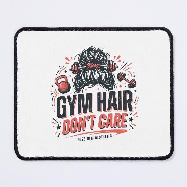 Item preview, Gym Hair Don't Care Fitness designed and sold by FlamaC.