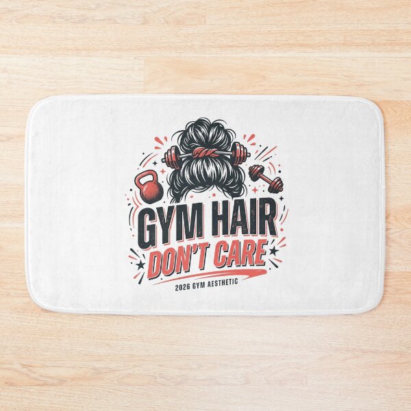Item preview, Gym Hair Don't Care Fitness designed and sold by FlamaC.