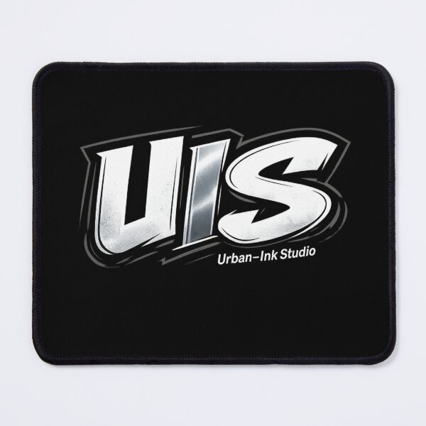 Item preview, UIS Official Chrome Logo - Urban Ink-Studio Minimalist Emblem designed and sold by Urban-InkStudio.