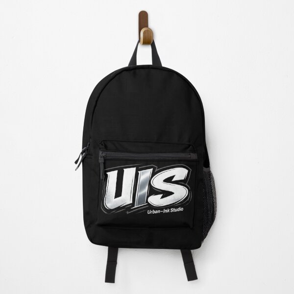 Item preview, UIS Official Chrome Logo - Urban Ink-Studio Minimalist Emblem designed and sold by Urban-InkStudio.