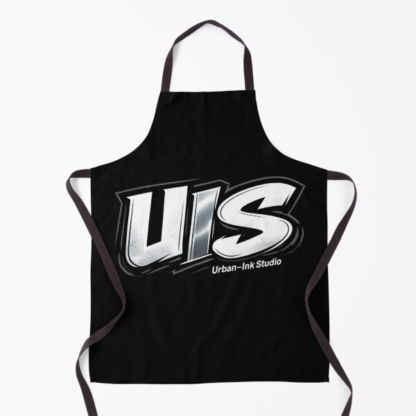 Item preview, UIS Official Chrome Logo - Urban Ink-Studio Minimalist Emblem designed and sold by Urban-InkStudio.