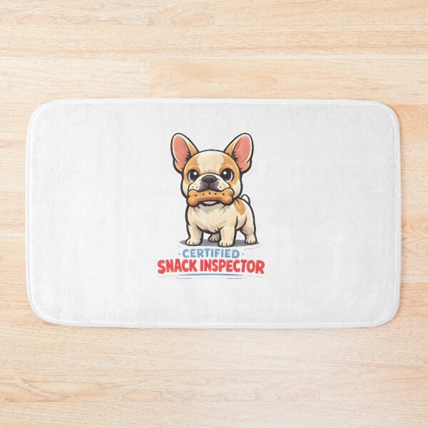 Item preview, Certified Snack Inspector – French Bulldog Vet Humor Sticker designed and sold by Bettybee00.