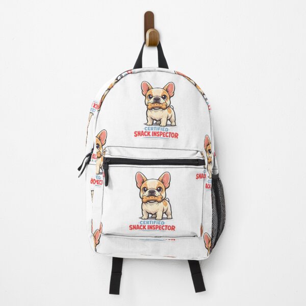 Item preview, Certified Snack Inspector – French Bulldog Vet Humor Sticker designed and sold by Bettybee00.