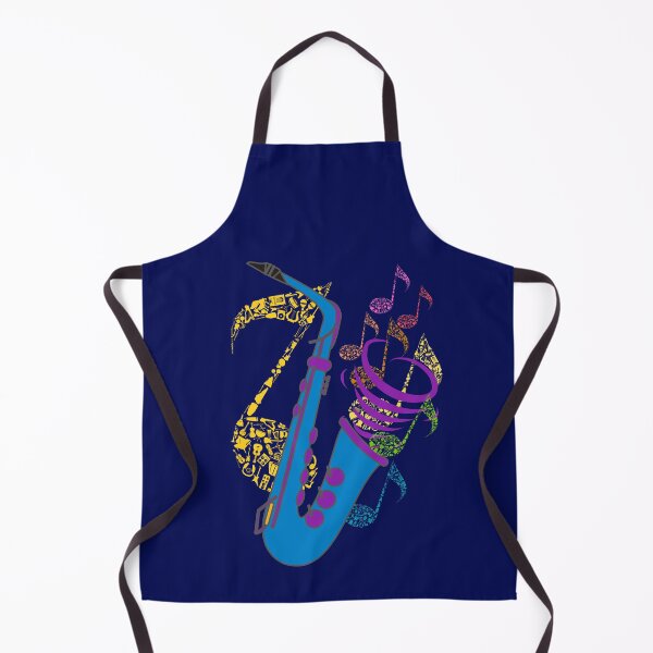 Item preview, Colorful Saxophone Art - Vibrant Jazz Music with Flowing Notes. designed and sold by LunaPrintCo.