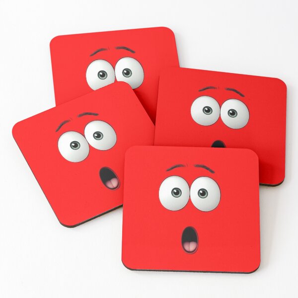 Item preview, Funny Shocked Face Cartoon – Surprised Expression Wide Eyes Emoji Art designed and sold by Kruti Collection.