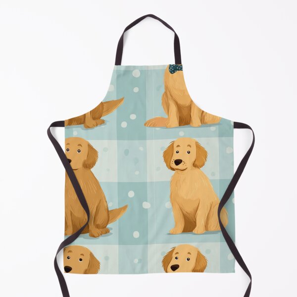 Item preview, Cute Golden Retriever Dog Bow Tie Pattern designed and sold by NicolasGlowArt.