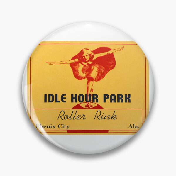 Item preview, Idle Hour Park Roller Rink Phenix City Alabama Roller Skating Rink Sticker Decal Label designed and sold by tislord.