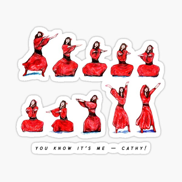 Kate Bush - Wuthering Heights Dance Sticker