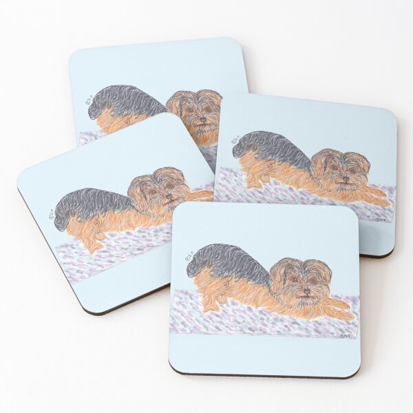 Item preview, YORKSHIRE TERRIER DOING YOGA designed and sold by BeritValk.
