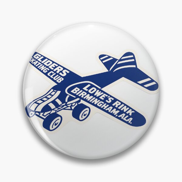 Item preview, Gliders Skating Club Lowes Rink Birmingham Alabama Roller Skating Rink Sticker Decal Design 6 designed and sold by tislord.