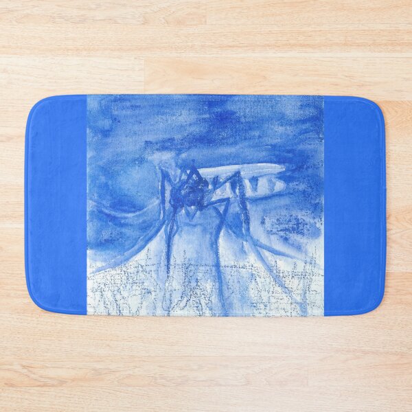 Item preview, blue mosquito designed and sold by ShePaintsMusic.