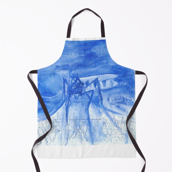 Item preview, blue mosquito designed and sold by ShePaintsMusic.