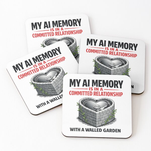 Item preview, My AI Memory Walled Garden Parody Graphic designed and sold by POD DYNASTY.