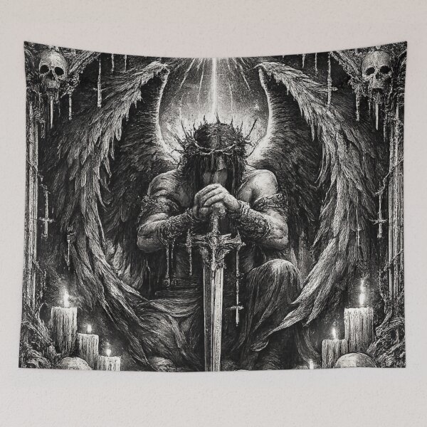 Item preview, Gothic Dark Ornamental Skull Sticker designed and sold by Vhurkys.