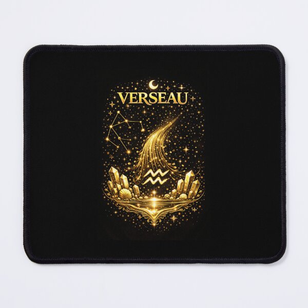 Item preview, Golden Mystic Zodiac – Celestial Aquarius Astrological Sign | Luxury Spiritual Design designed and sold by orely14.