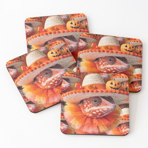 Item preview, Orange chameleon designed and sold by michplante60.
