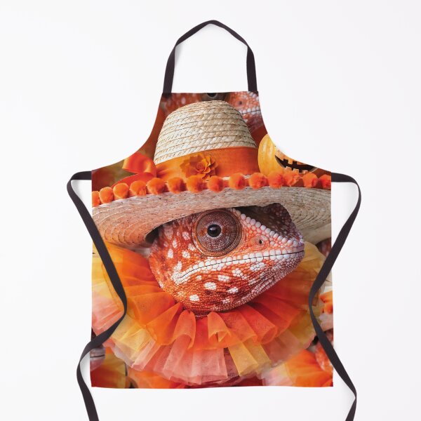 Item preview, Orange chameleon designed and sold by michplante60.