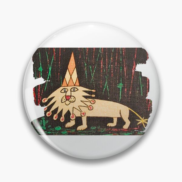 Item preview, Mid-Century Modern Lion - Retro Folk Art by Yates Blevins designed and sold by dcohea.