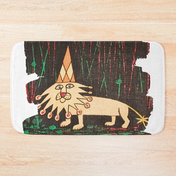 Item preview, Mid-Century Modern Lion - Retro Folk Art by Yates Blevins designed and sold by dcohea.