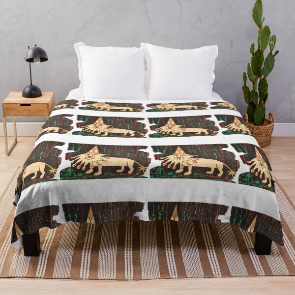 Item preview, Mid-Century Modern Lion - Retro Folk Art by Yates Blevins designed and sold by dcohea.
