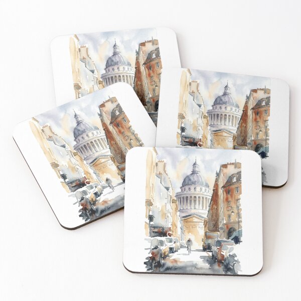 Item preview, Panthéon Paris Watercolor designed and sold by caracatita75.