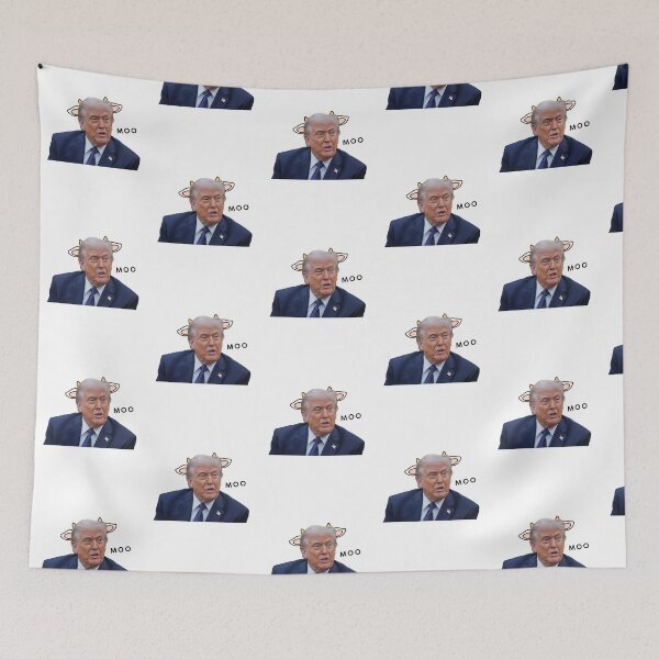 Item preview, Trump as a Cow designed and sold by The Artful Pearl.