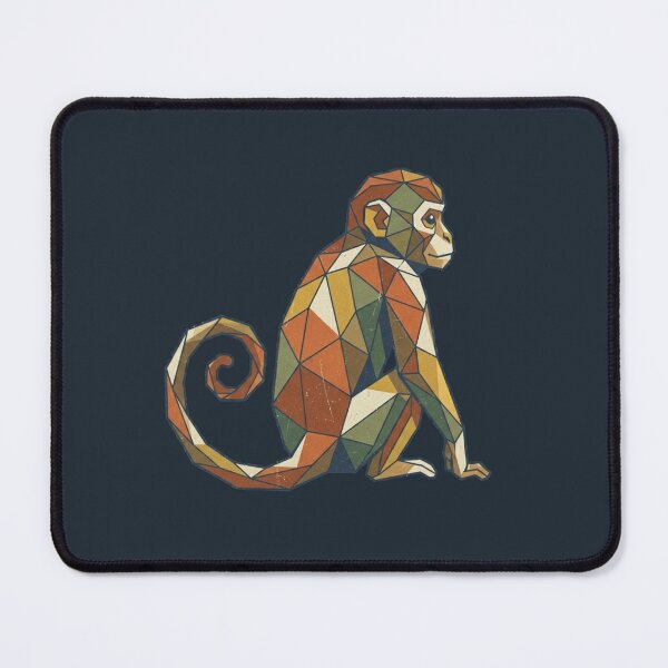 Item preview, Geometric Chimpanzee Profile – Vintage Ape Art Print for Offices and Studios designed and sold by bsbd-action.