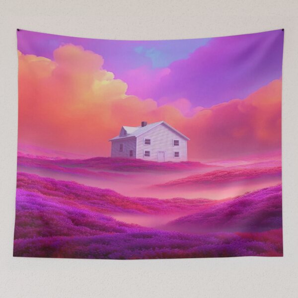 Item preview, Sanctuary in the Pink Mist designed and sold by Overthinker9.