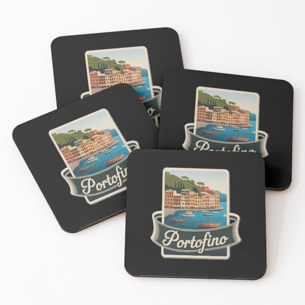 Item preview, Portofino Italian Riviera Retro Sticker designed and sold by stickercuffs.