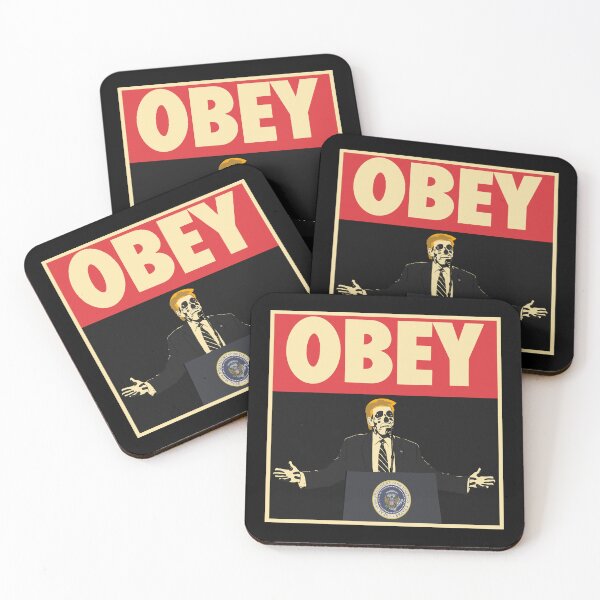 Item preview, OBEY Anti Trump They Live | Anti Authoritarian Political Art designed and sold by Bored Imagination .
