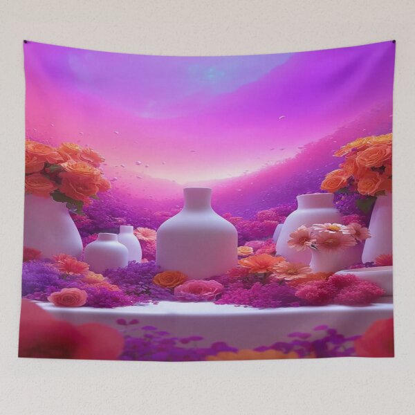 Item preview, The Ultraviolet Bloomscape designed and sold by Overthinker9.
