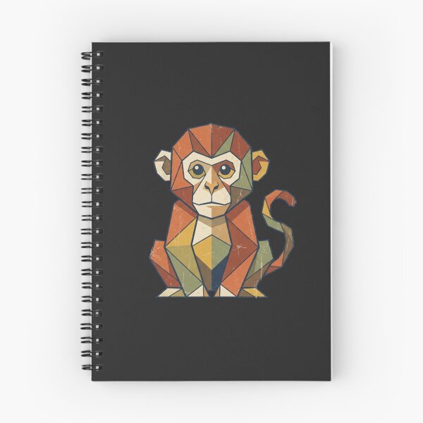 Item preview, Vintage Symmetrical Monkey Portrait – Monkey Head T-Shirt for Retro Urban Style designed and sold by bsbd-action.