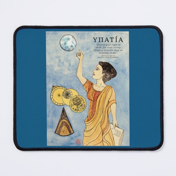 Item preview, Hypatia – The Flame of Free Thought | Solarfem Punk Series designed and sold by DianaAlunaImage.