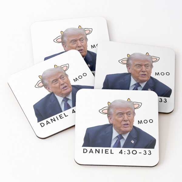 Artikelvorschau, Nebukadnezar Trump Kuh entworfen und verkauft von The Artful Pearl.