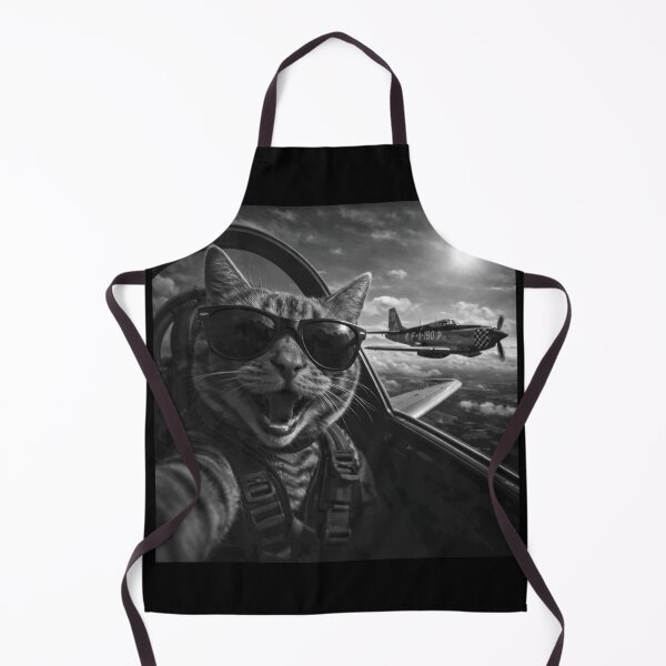 Item preview, Fighter Jet Cat Selfie – Cool Cat Aviator in Action designed and sold by adiencarteras.
