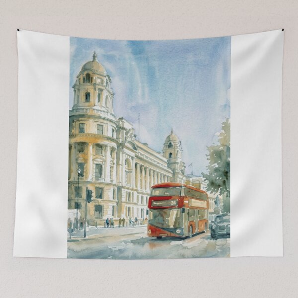 Item preview, Whitehall Red Bus London designed and sold by caracatita75.