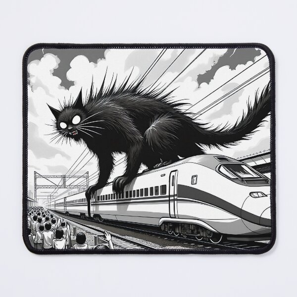 Item preview, Cat on a Hot Tin Train designed and sold by Niagara-ReVolt.