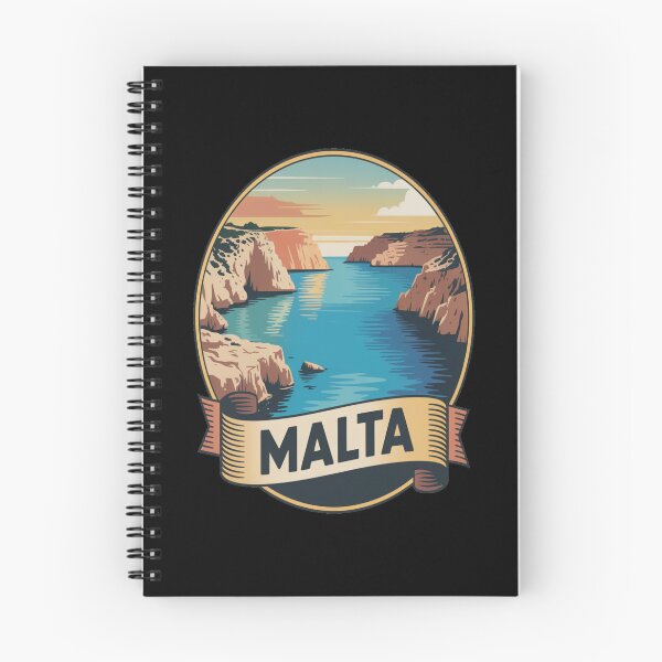 Item preview, Malta Valletta Retro Travel Sticker designed and sold by stickercuffs.