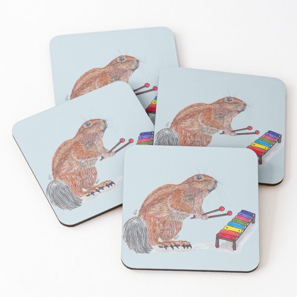 Item preview, XERUS PLAYING THE XYLOPHONE designed and sold by BeritValk.