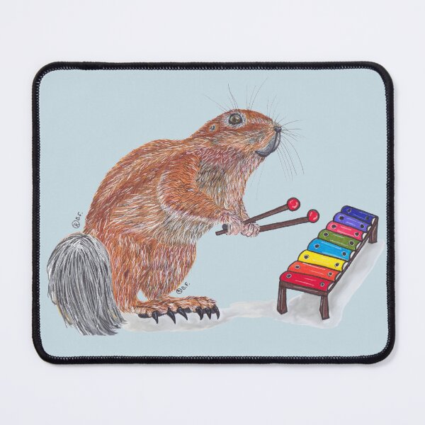 Item preview, XERUS PLAYING THE XYLOPHONE designed and sold by BeritValk.