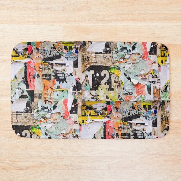 Item preview, Torn Poster Wall Texture – Grunge Urban Collage Background designed and sold by PIXEL POP DESIGNS - Beyond the Norm!.