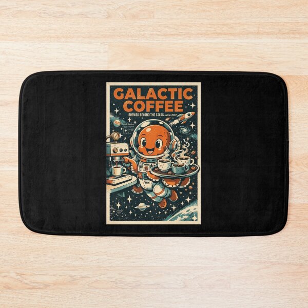 Item preview, Galactic Coffee Astronaut Barista – Retro Space Cafe  designed and sold by SidTastic .